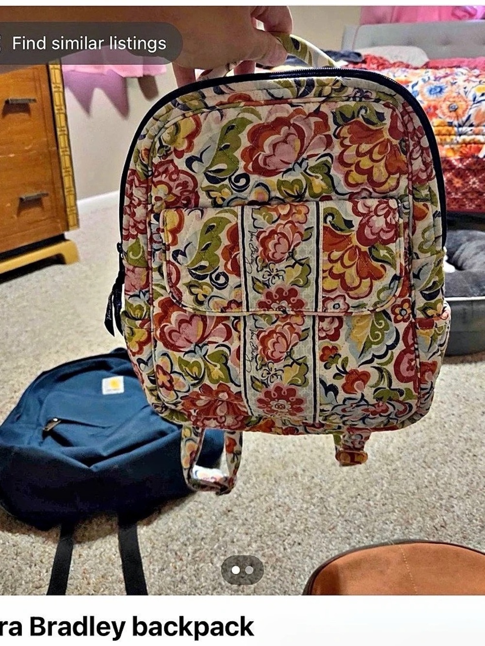 Vera Bradley Floral Print Backpack